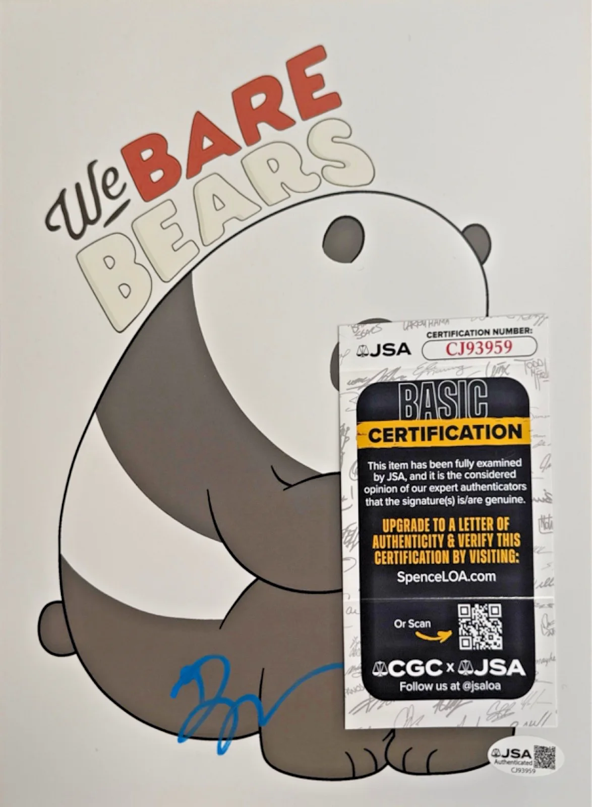 Bobby Moynihan — Bobby Moynihan Signed 8x10 We Bare Bears Photo JSA CJ93959, image 2