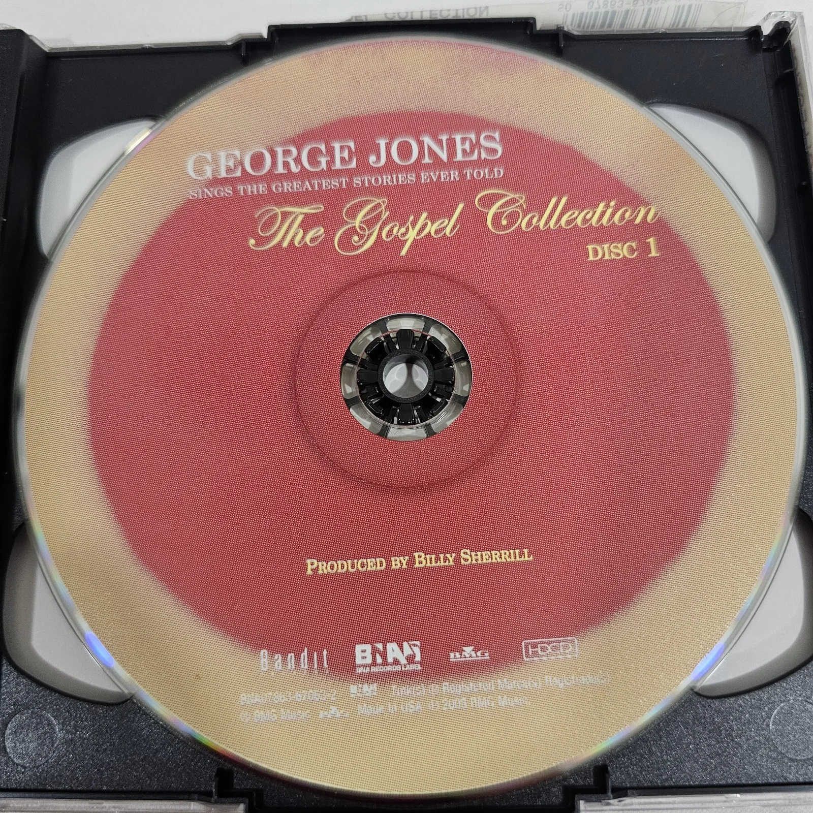 George Jones Signed Cd "Sings the Greatest Stories Ever Told", изображение 3