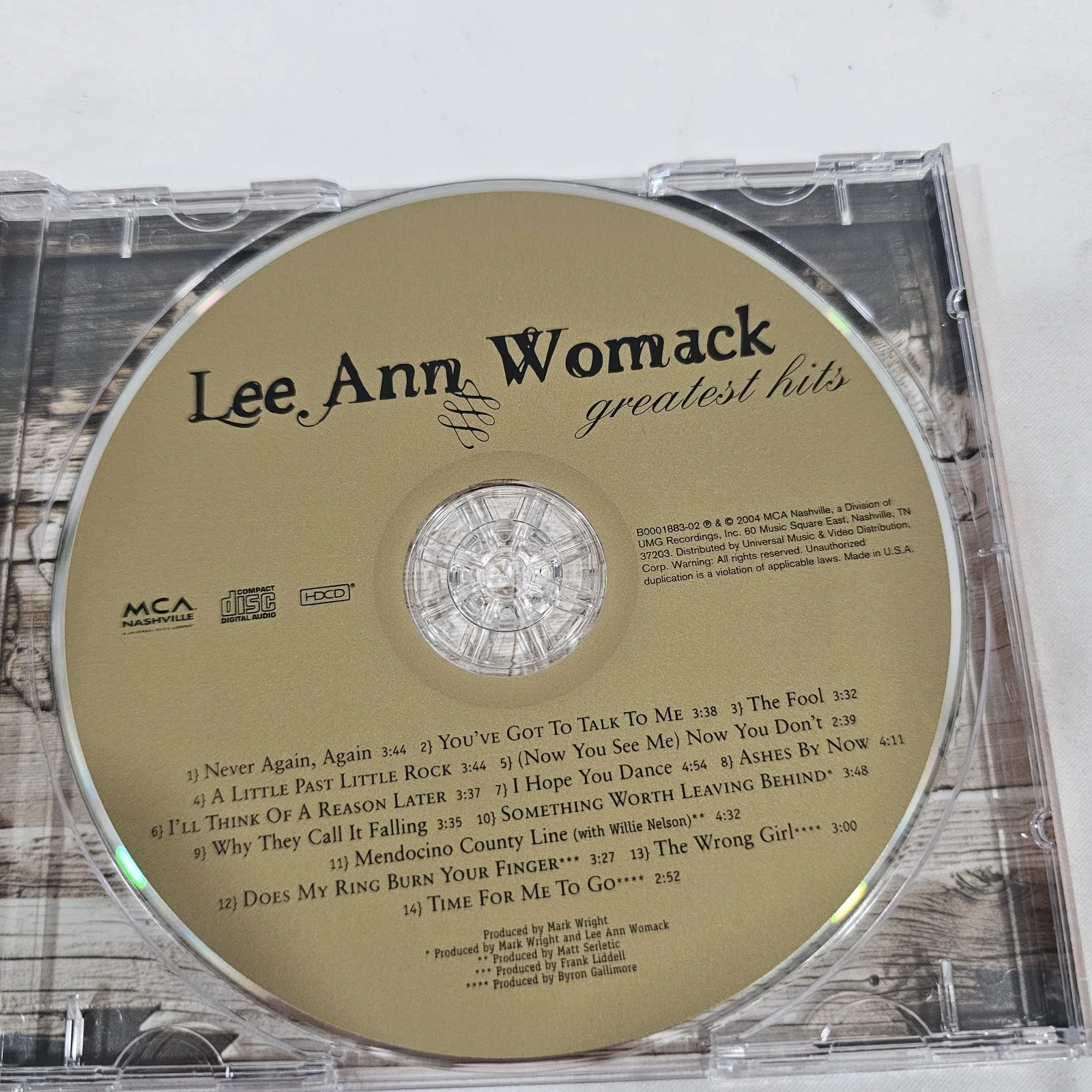 Lee Ann Womack Signed Cd "Greatest Hits", image 3