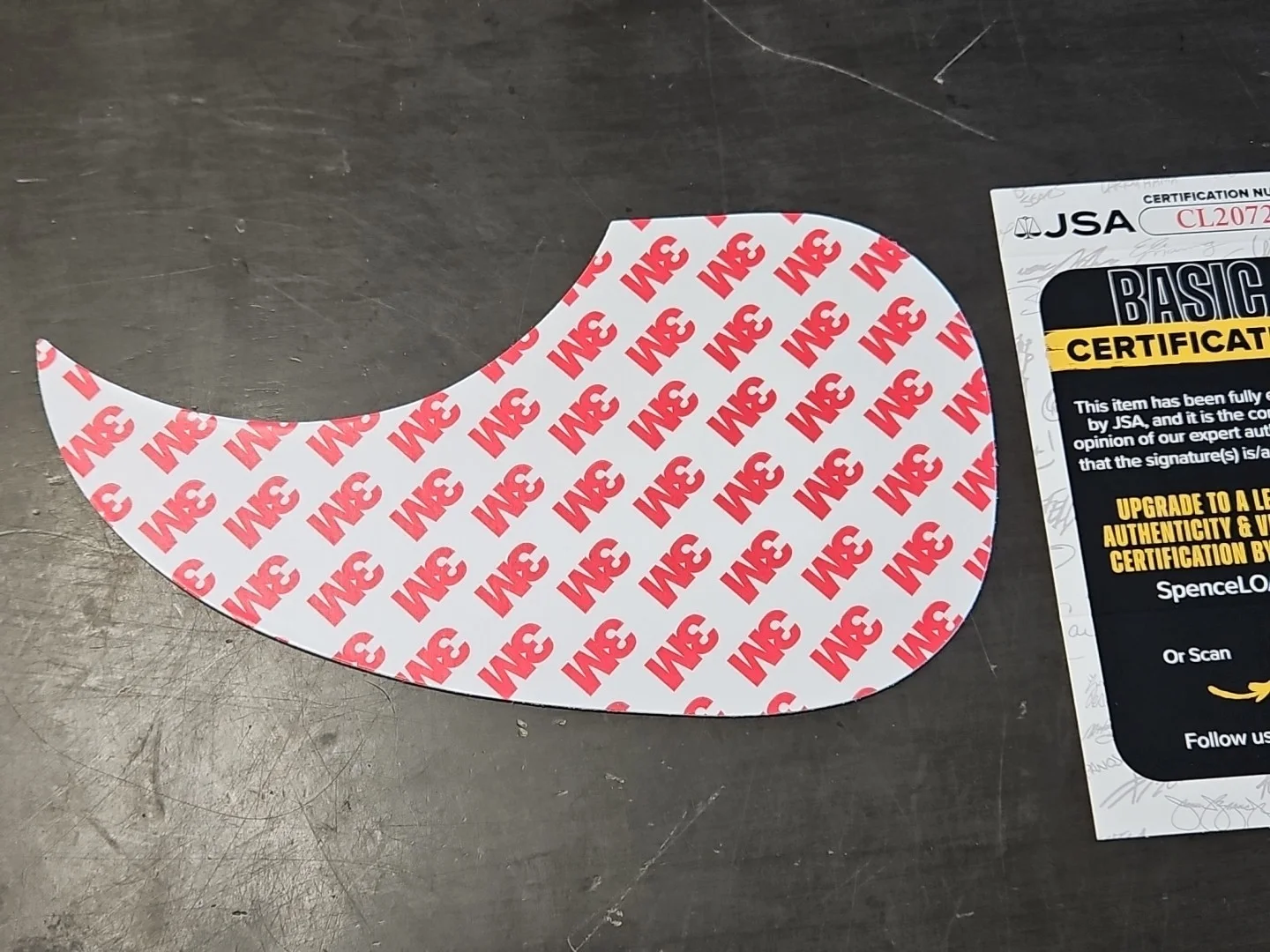 Country Singer ZACH TOP Signed ACOUSTIC PICKGUARD JSA COA, image 4