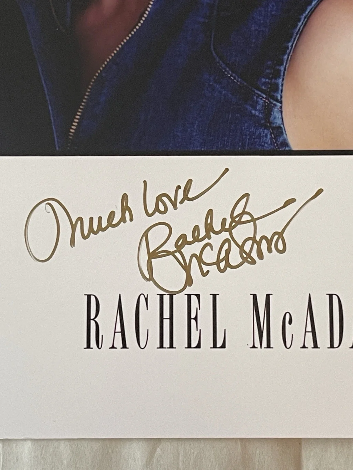 Rachel McAdams — Rachel McAdams Signed 8x10 Studio Photo Autographed P Morgan Collection c. 2005, image 2