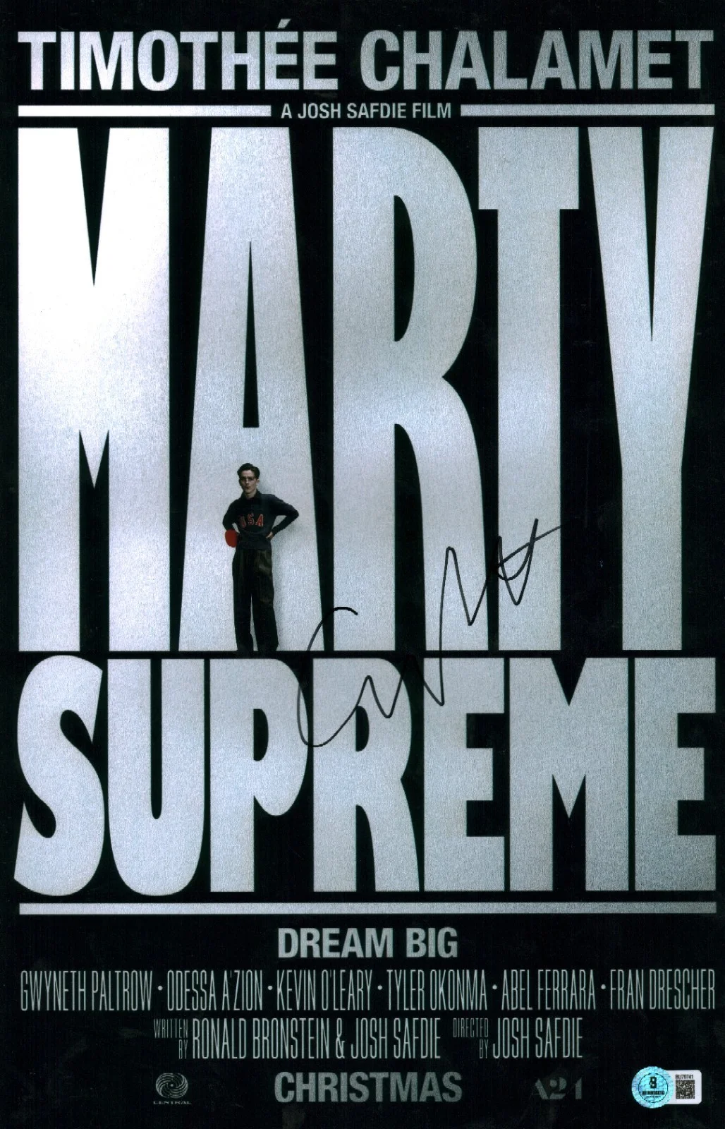gwyneth paltrow — Gwyneth Paltrow Signed Autographed Marty Supreme 11x17 Photo Dream Big BAS COA
