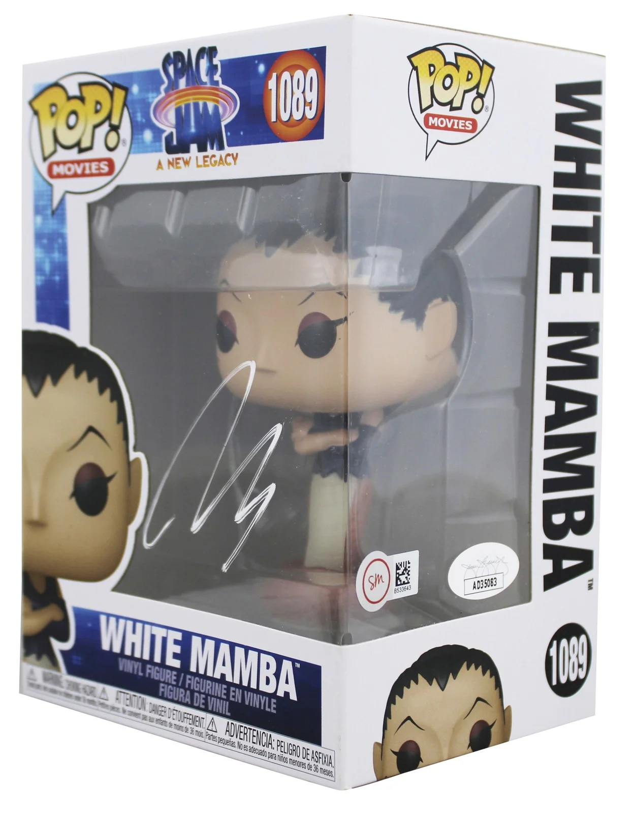 Diana Taurasi — Diana Taurasi Space Jam Signed White Mamba #1089 Funko Pop Figure JSA #AD35083, image 2