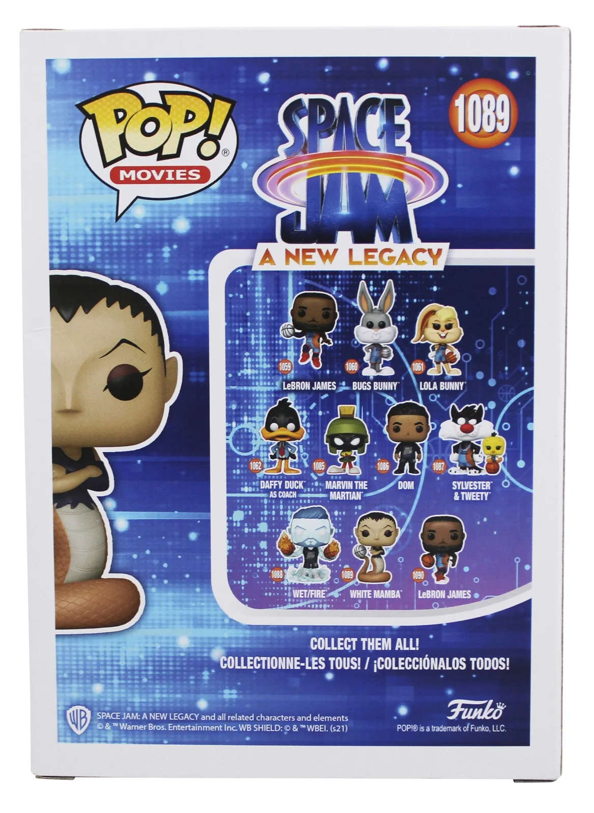Diana Taurasi — Diana Taurasi Space Jam Signed White Mamba #1089 Funko Pop Figure JSA #AD35083, image 4