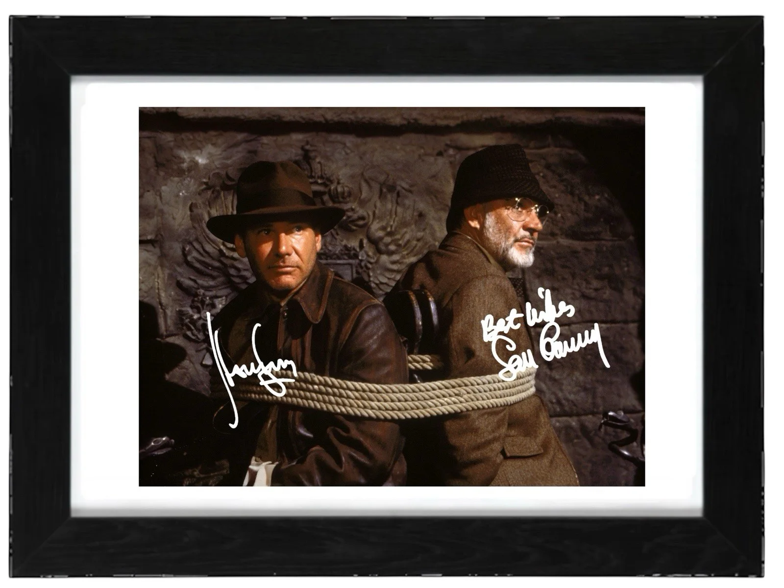 Harrison Ford Signed Autograph PHOTO Pre Print 6x4/A4/ Framed, image 2