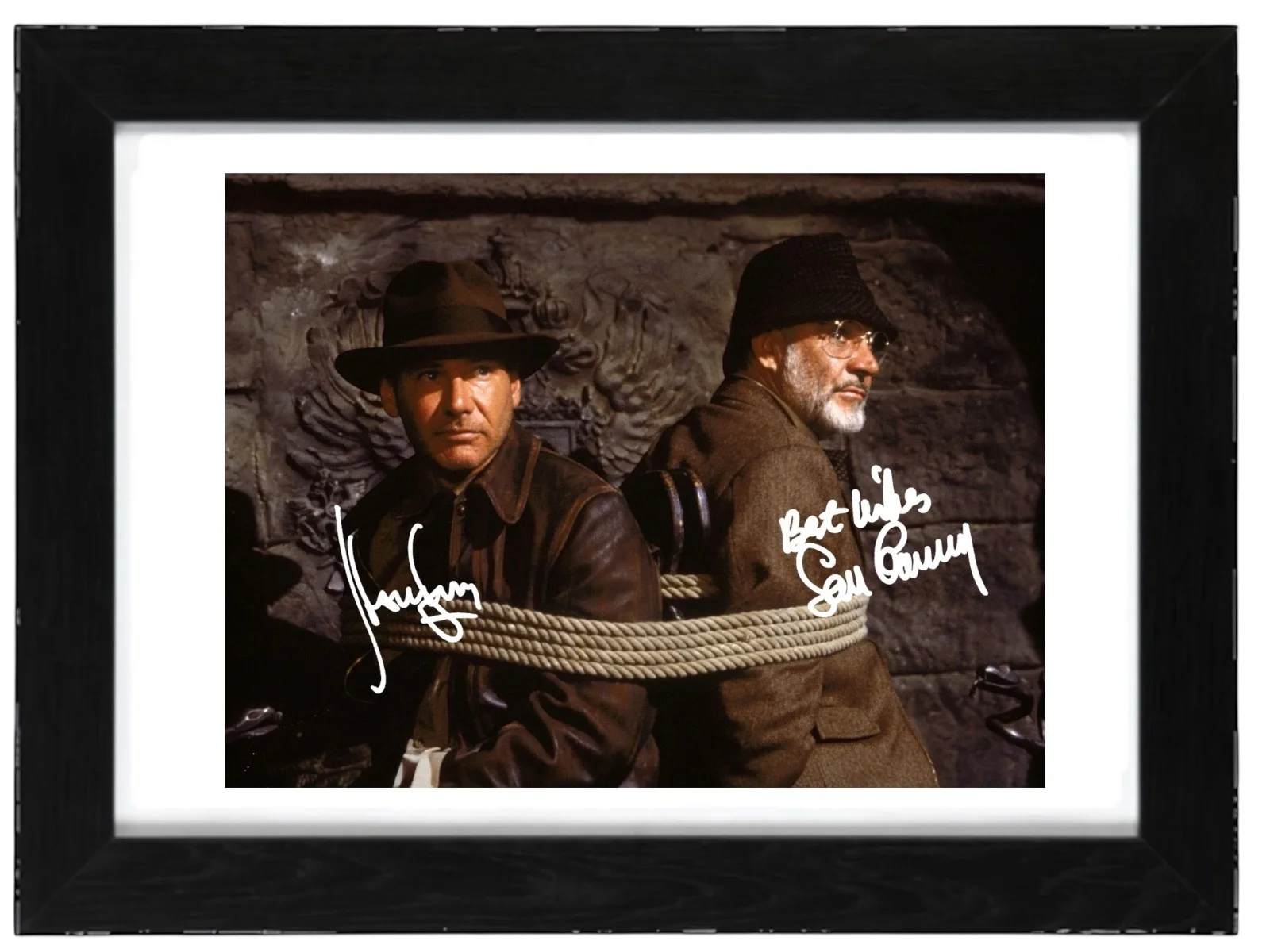Harrison Ford Signed Autograph PHOTO Pre Print 6x4/A4/ Framed, image 3
