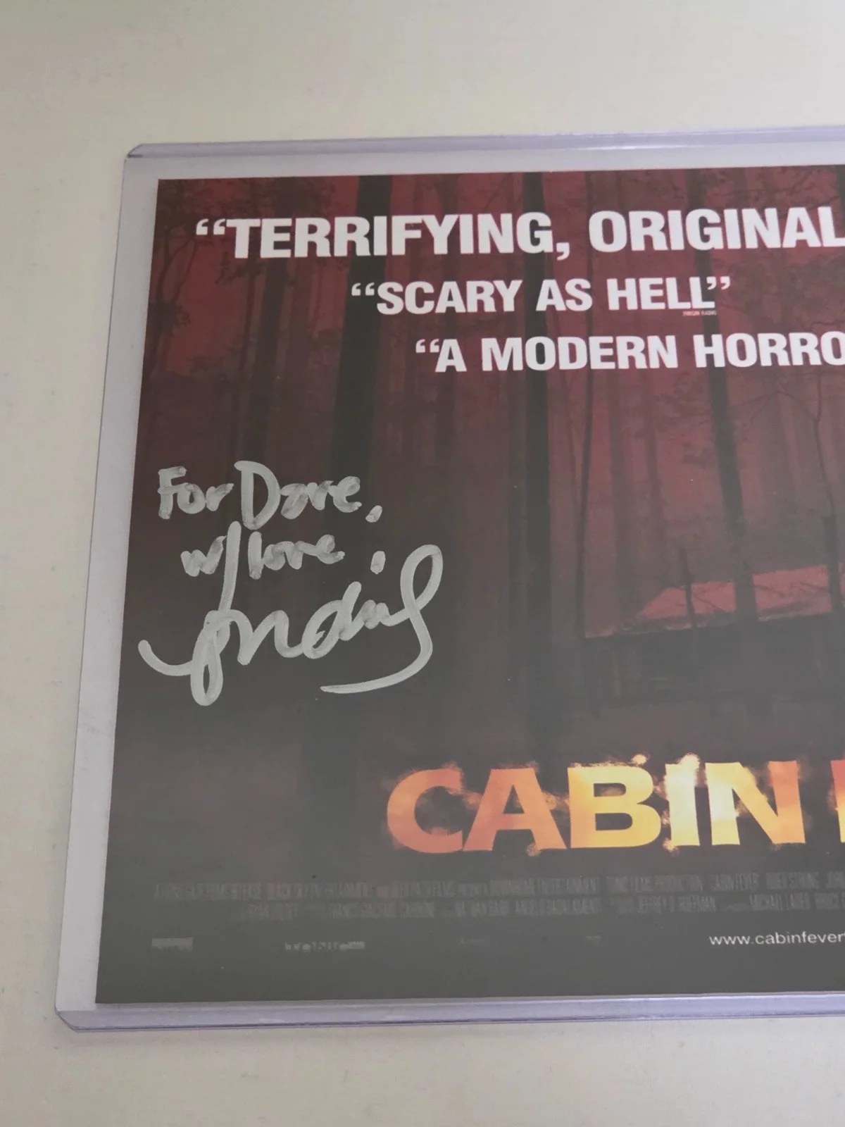 Cerina Vincent, Jordan Ladd, James DeBello — Cabin Fever Cast x3 Signed 8x10 Photo. In Person Auto. Horror. Cerina Vincent, изображение 2