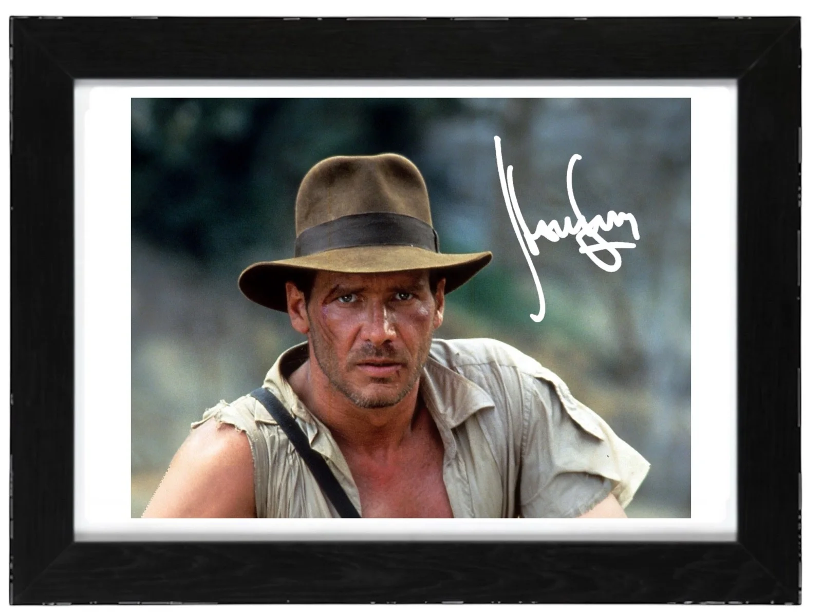Harrison Ford Signed Autograph PHOTO Pre Print 6x4/A4/ Framed, image 3