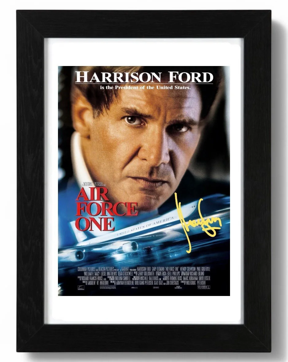 Harrison Ford Signed Autograph PHOTO Pre Print 6x4/A4/ Framed, image 2