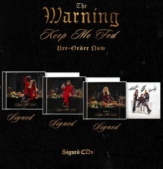 THE WARNING | Keep Me Fed - Ltd. Ed. ALL SET 3Cd's (Pau, Ale, Dany) | SIGNED, image 2
