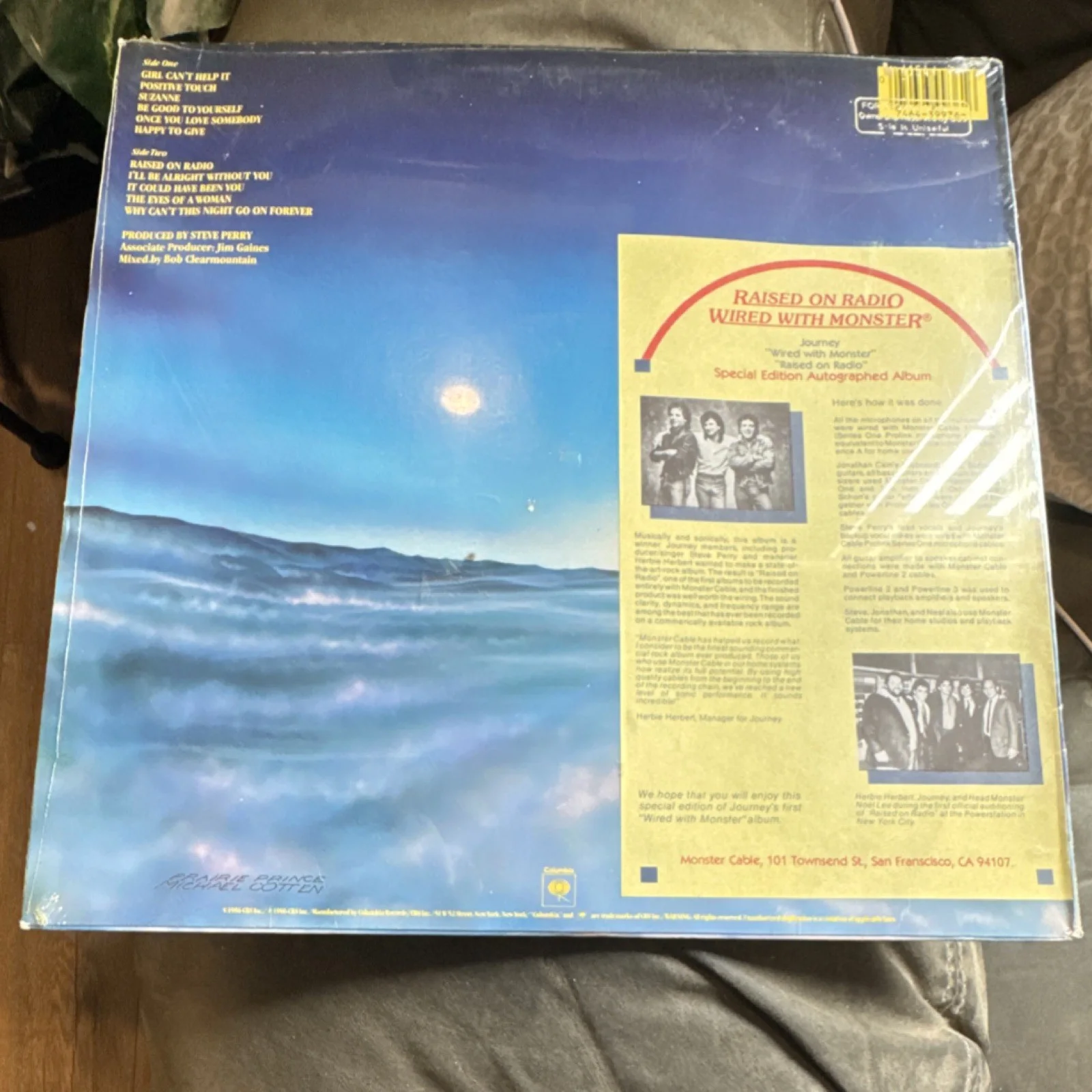 Journey Raised on Radio Autographed Framed Record Monster Cable Special Edition, изображение 3