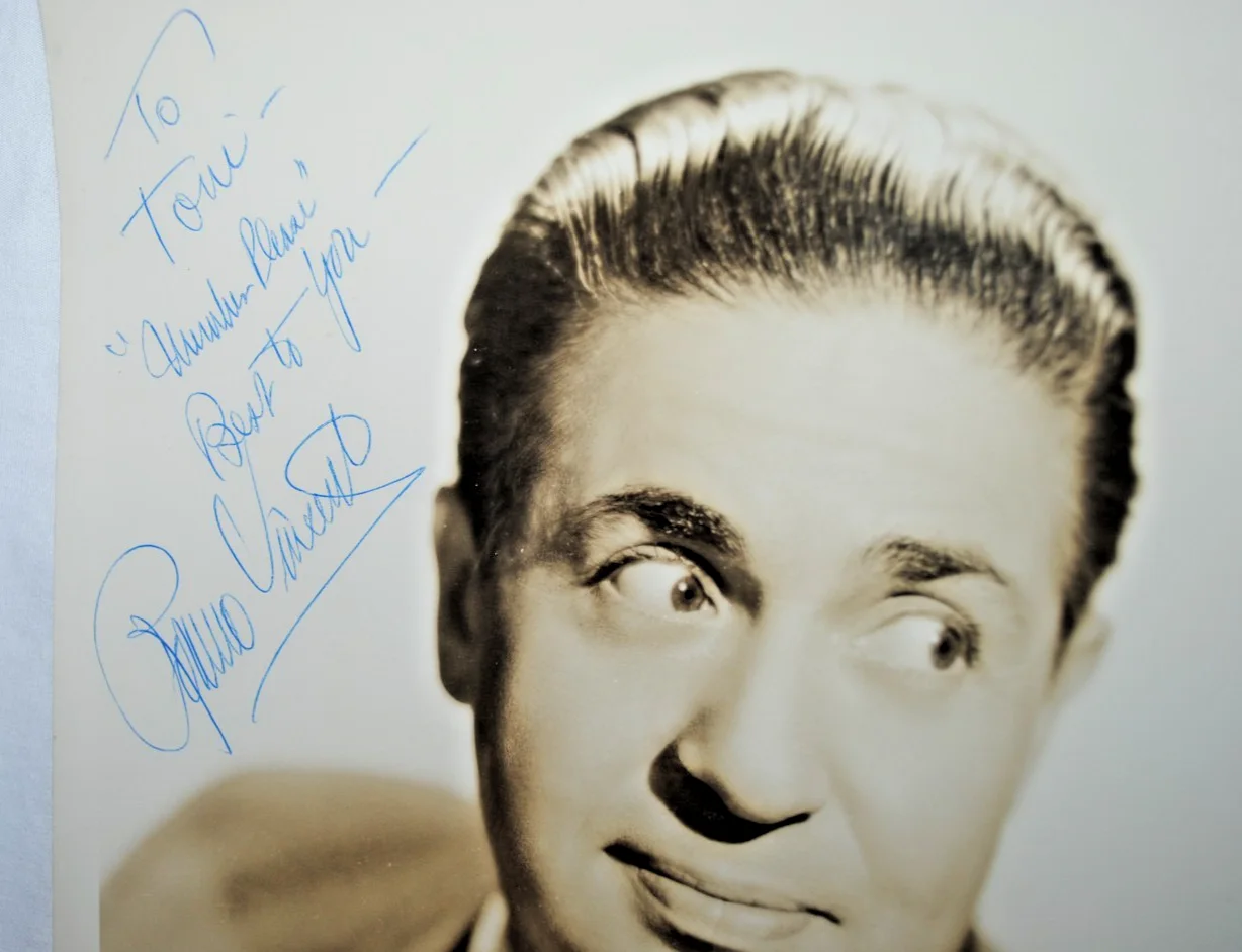 Romo Vincent — Actor/comedian Romo Vincent, vintage promotional 8x10 photo SIGNED, personalized, image 2