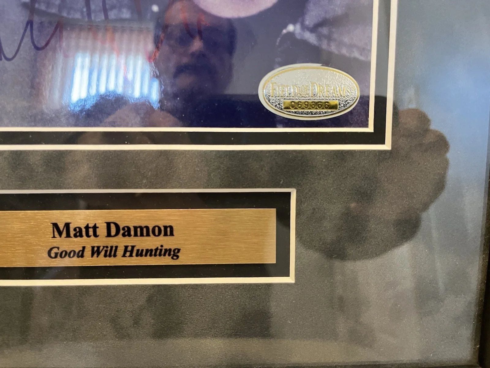 Matt Damon Signed Framed 8x10. Good Will Hunting. Field Of dreams COA, image 4