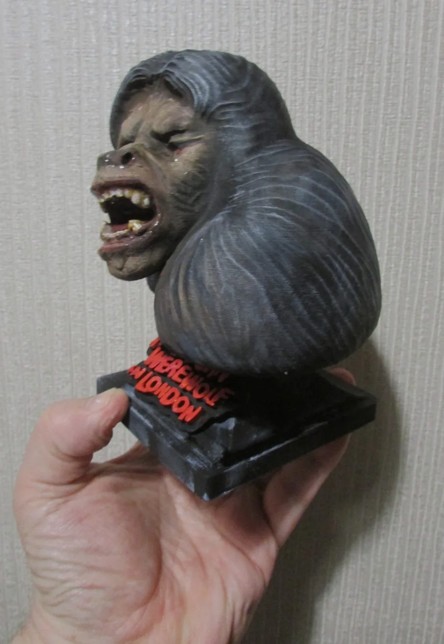 AN AMERICAN WEREWOLF IN LONDON TRANSFORMATION 1/3 SCAL:E STATUE FINISHED, image 4