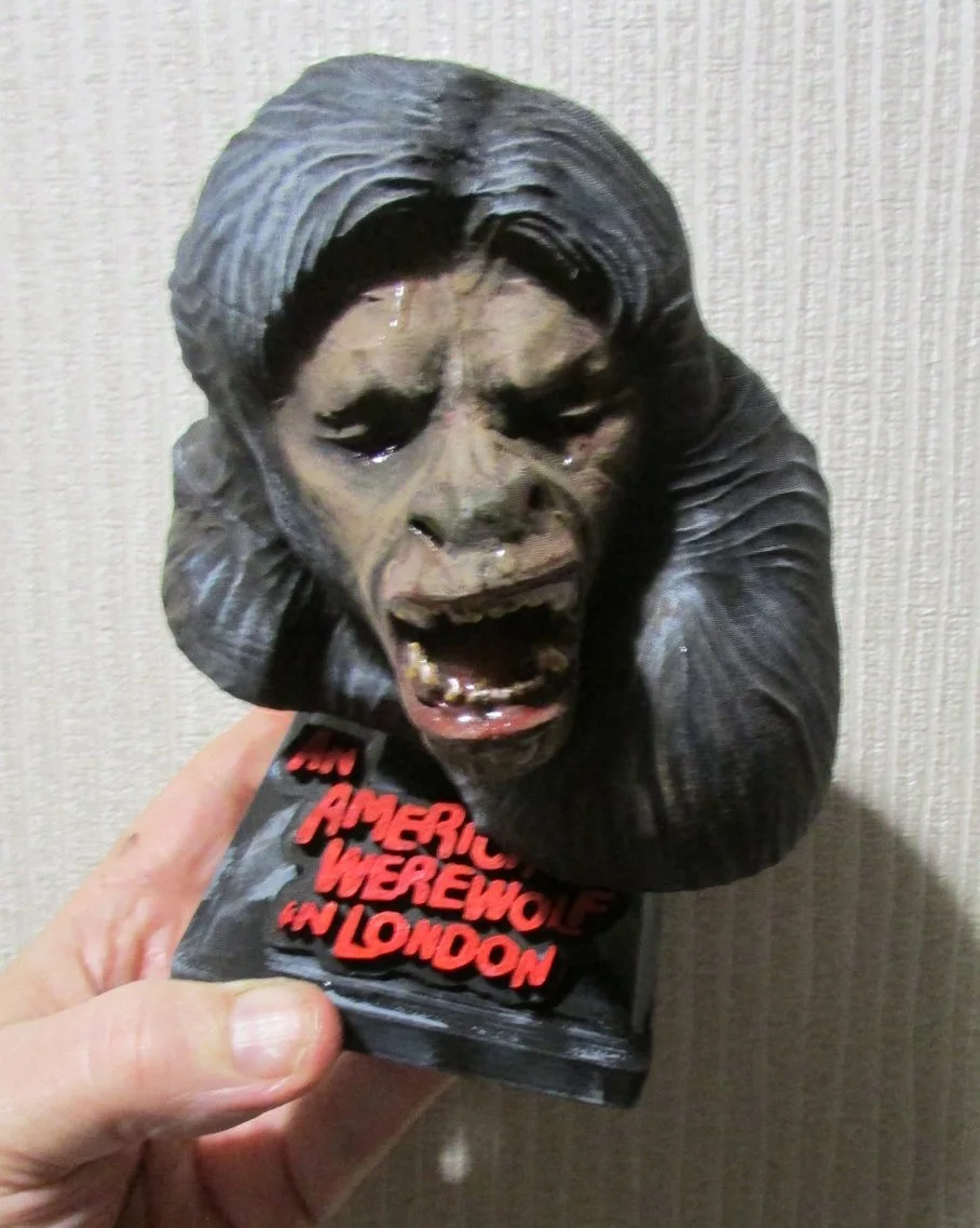AN AMERICAN WEREWOLF IN LONDON TRANSFORMATION 1/3 SCAL:E STATUE FINISHED, image 5