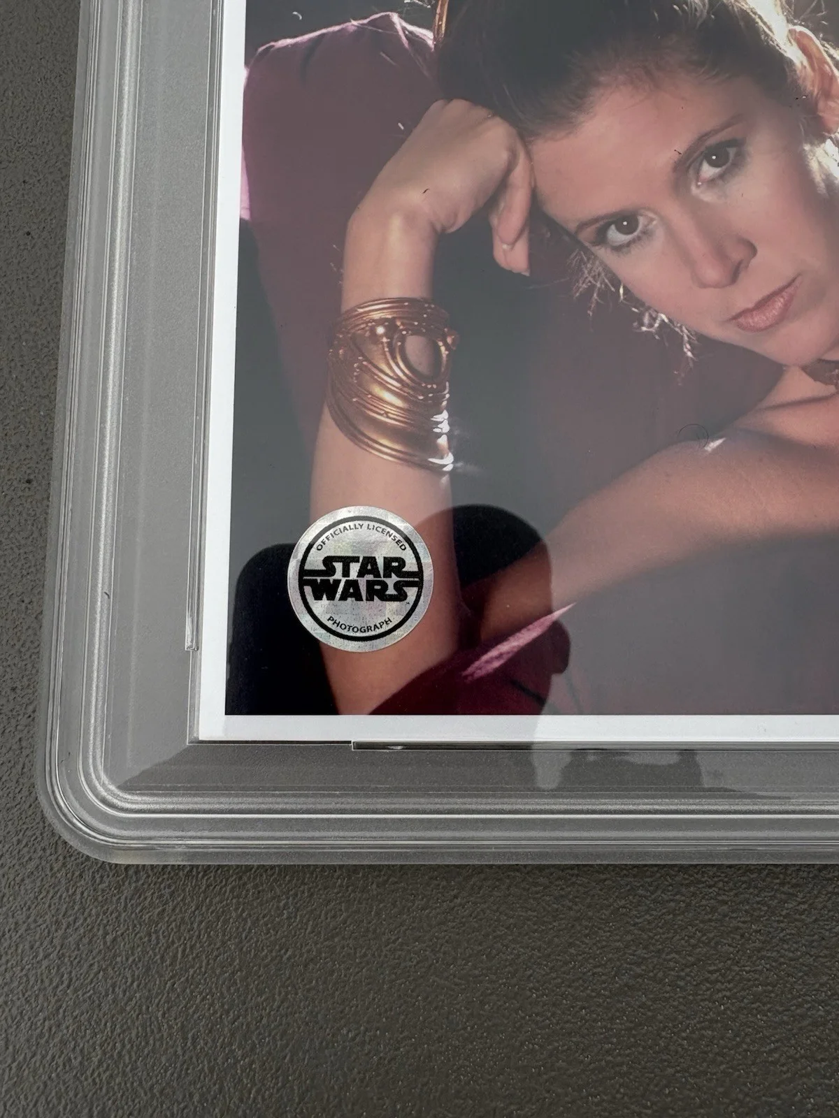 Carrie Fisher "Slave Leia" Star Wars Signed Official Pix Auto Photo OPX 8x10 PSA, изображение 5