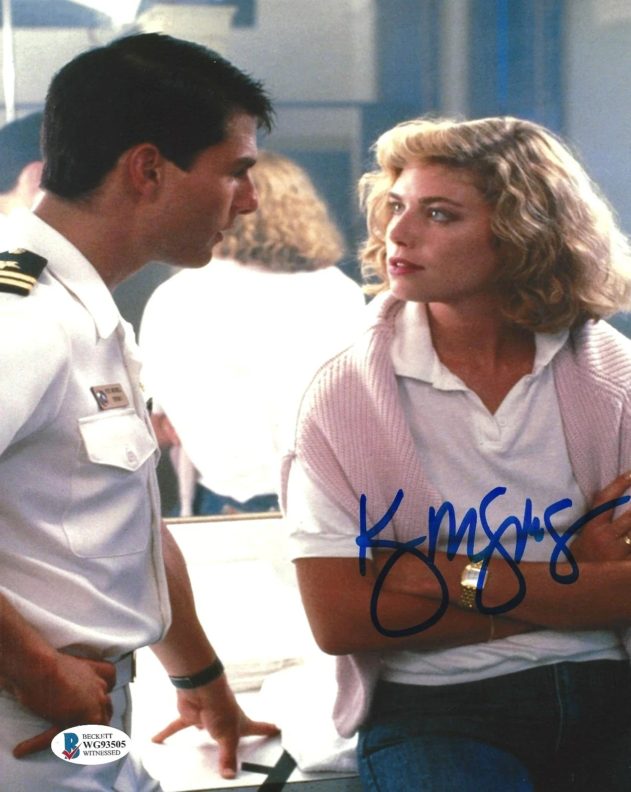 Kelly McGillis — KELLY MCGILLIS SIGNED 'TOP GUN' 8x10 MOVIE PHOTO CHARLIE ACTRESS 9 BECKETT COA