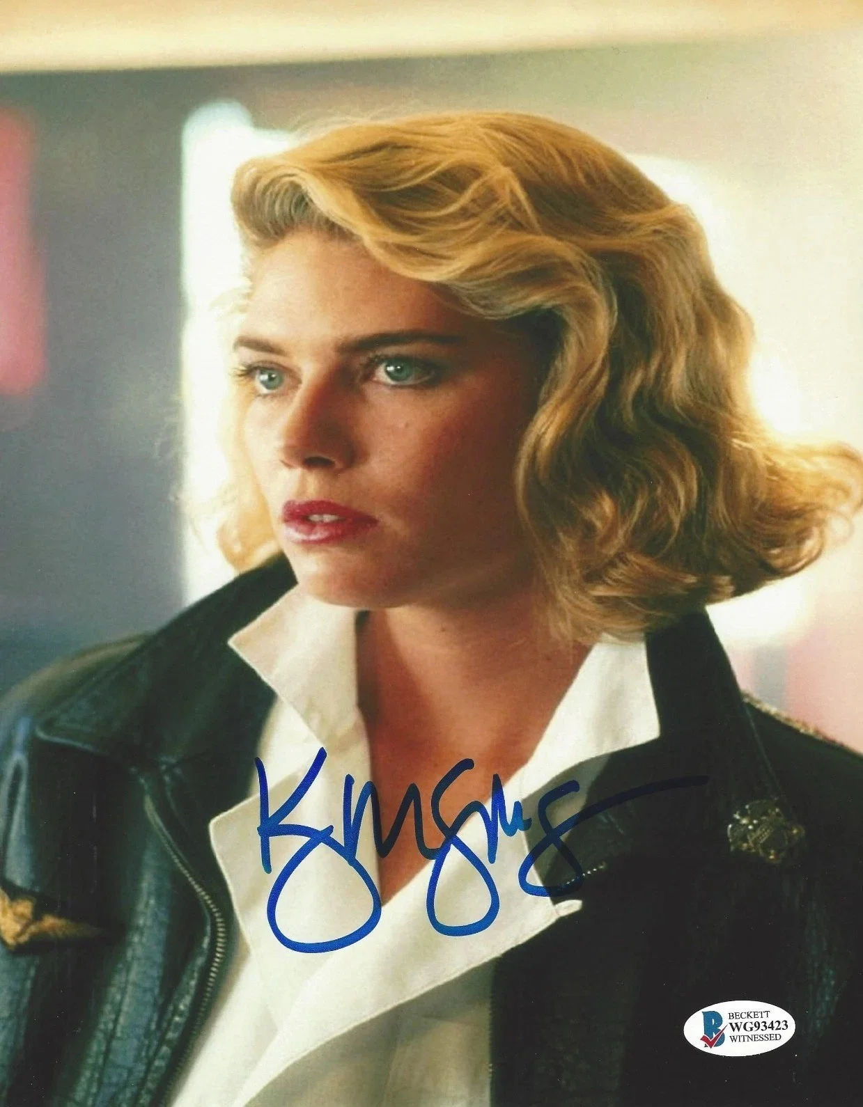 Kelly McGillis — KELLY MCGILLIS SIGNED 'TOP GUN' 8x10 MOVIE PHOTO CHARLIE ACTRESS 8 BECKETT COA