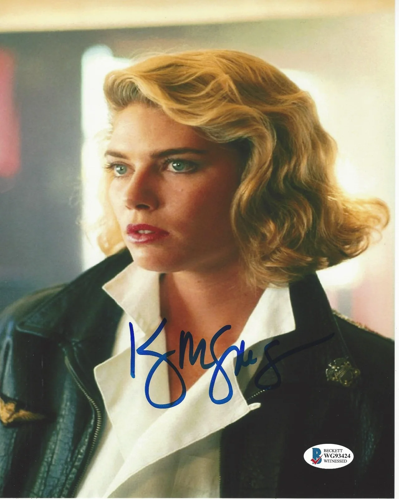 Kelly McGillis — KELLY MCGILLIS SIGNED 'TOP GUN' 8x10 MOVIE PHOTO CHARLIE ACTRESS 8 BECKETT COA, изображение 3