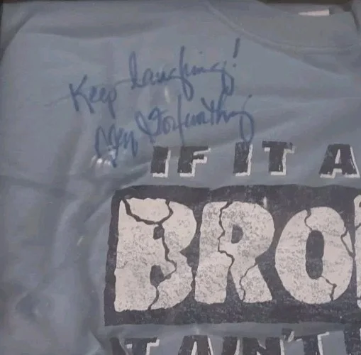 Jeff Foxworthy — Jeff Foxworthy Autographed T-shirt With Letter Of Authenticity, изображение 2