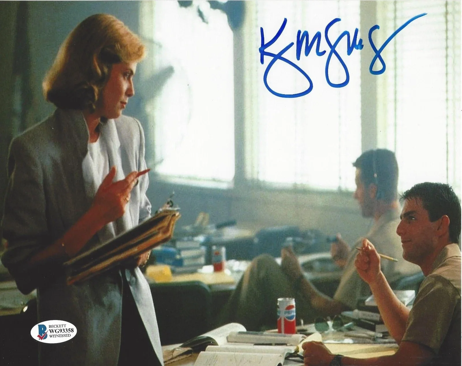 Kelly McGillis — KELLY MCGILLIS SIGNED 'TOP GUN' 8x10 MOVIE PHOTO CHARLIE ACTRESS 7 BECKETT COA