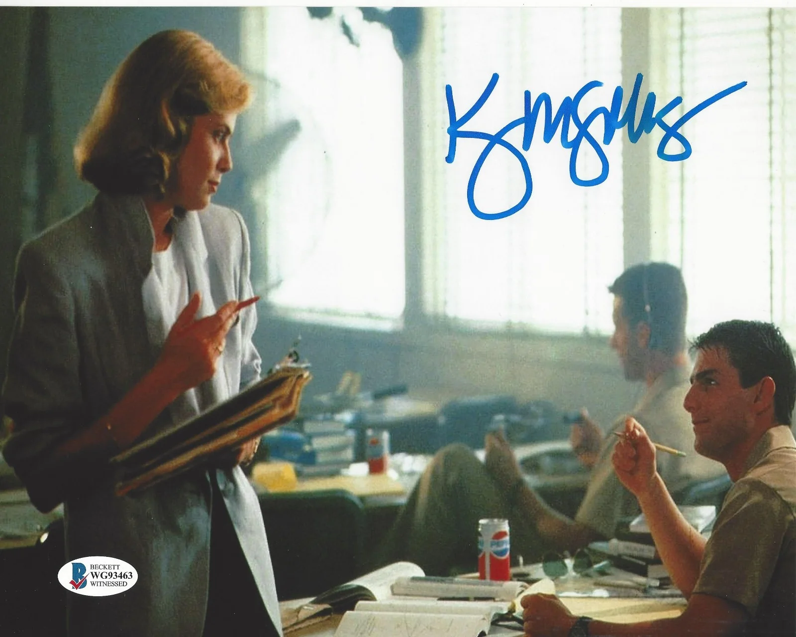 Kelly McGillis — KELLY MCGILLIS SIGNED 'TOP GUN' 8x10 MOVIE PHOTO CHARLIE ACTRESS 7 BECKETT COA, изображение 3