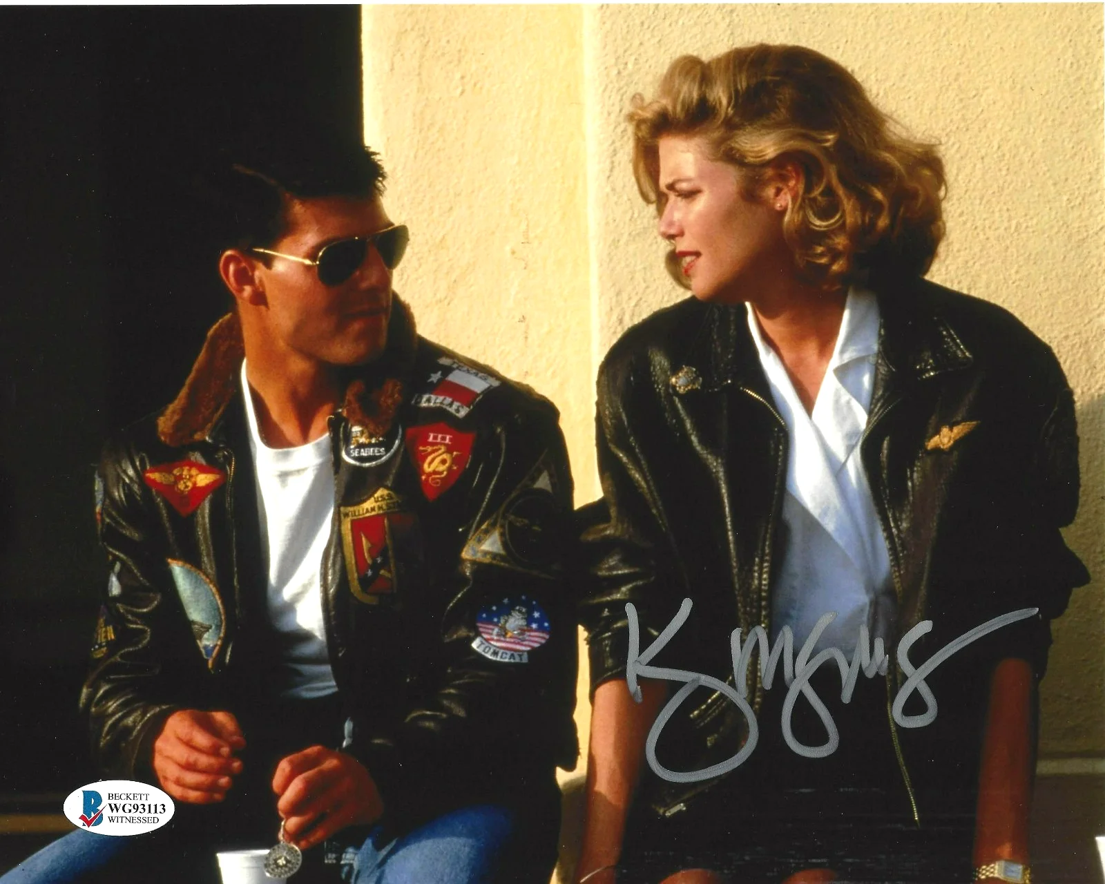 Kelly McGillis — KELLY MCGILLIS SIGNED TOP GUN 8x10 MOVIE PHOTO CHARLIE TOM CRUISE 3 BECKETT COA, изображение 3