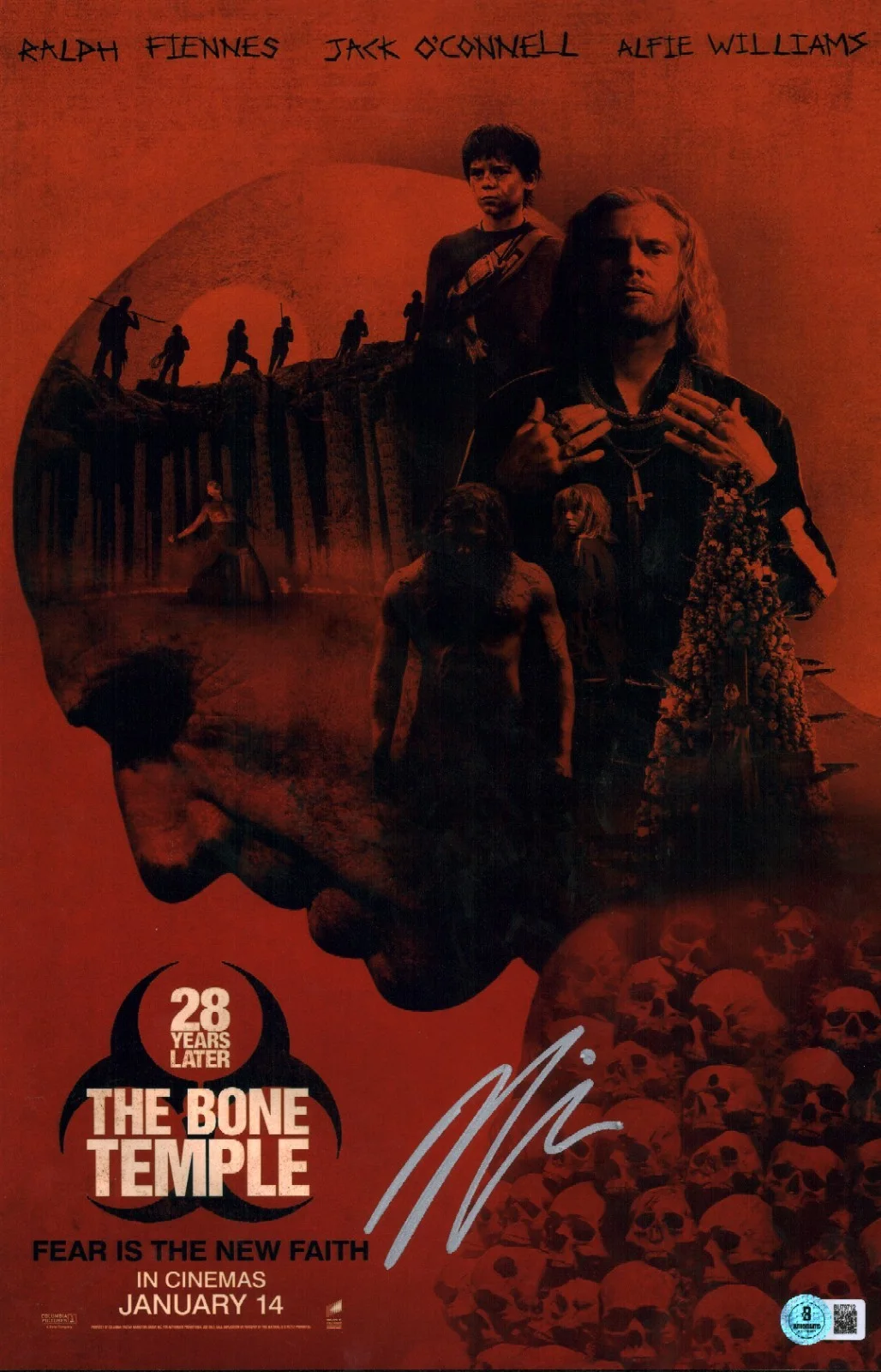 Nia Dacosta — Nia DaCosta Signed 28 Years Later The Bone Temple 11x17 Photo BAS COA