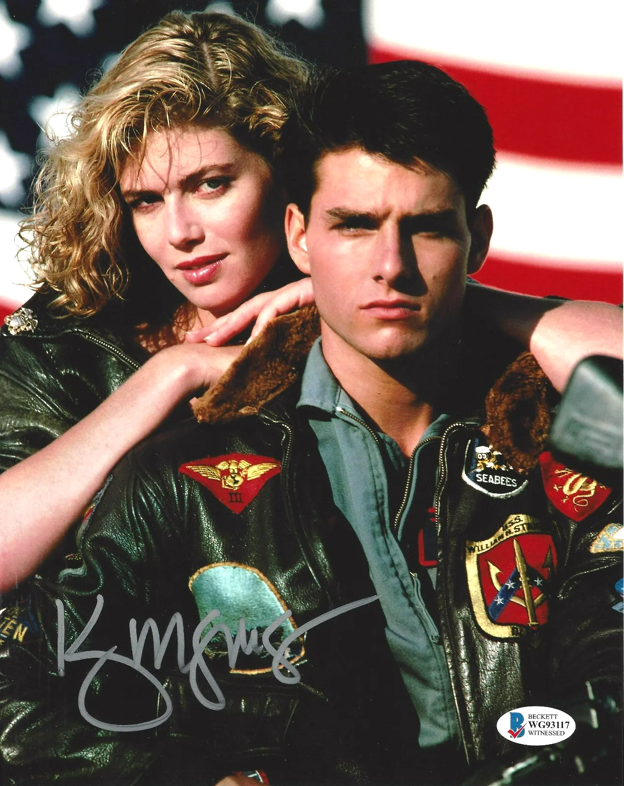 Kelly McGillis — KELLY MCGILLIS SIGNED TOP GUN 8x10 MOVIE PHOTO CHARLIE TOM CRUISE 2 BECKETT COA, изображение 3