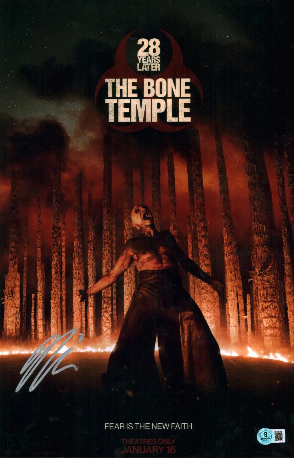 Nia Dacosta — Nia DaCosta Signed 28 Years Later The Bone Temple 11x17 Photo BAS COA