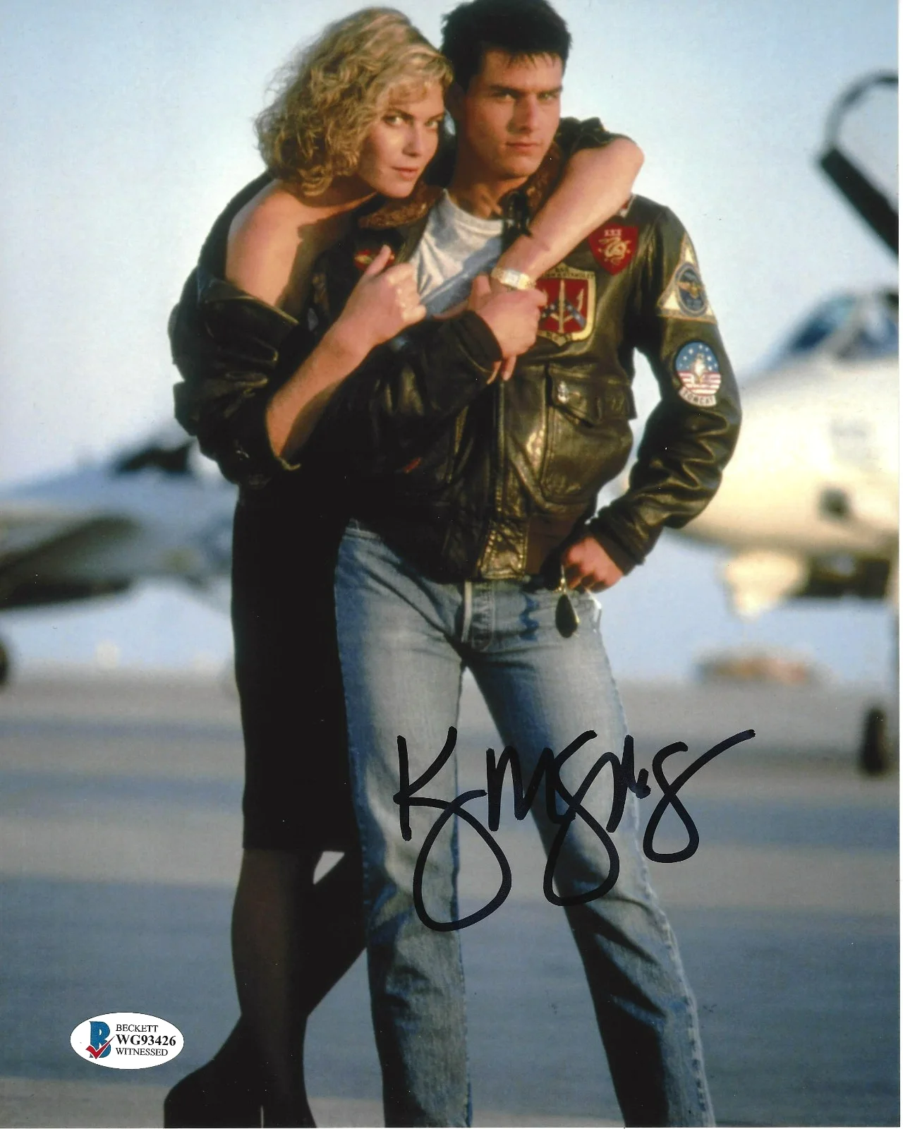 Kelly McGillis — KELLY MCGILLIS SIGNED 'TOP GUN' 8x10 MOVIE PHOTO CHARLIE ACTRESS 6 BECKETT COA, изображение 3
