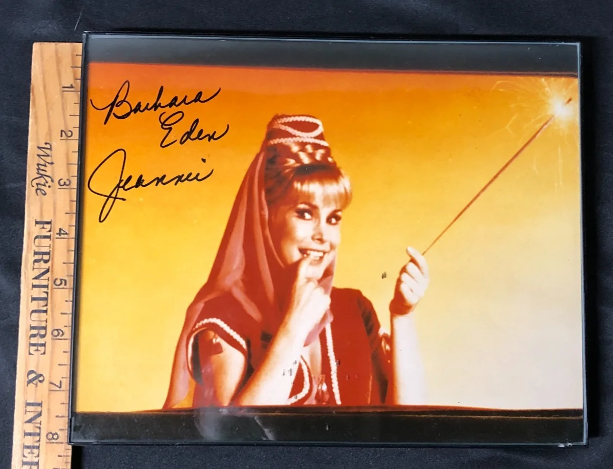 Barbara Eden — Barbara Eden Signed Autographed 8x10 Photo I Dream of Jeannie Framed, изображение 3