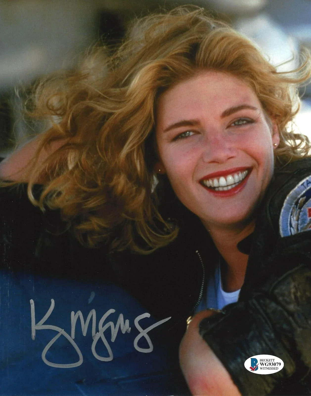 Kelly McGillis — KELLY MCGILLIS SIGNED 'TOP GUN' 8x10 MOVIE PHOTO CHARLIE ACTRESS 5 BECKETT COA