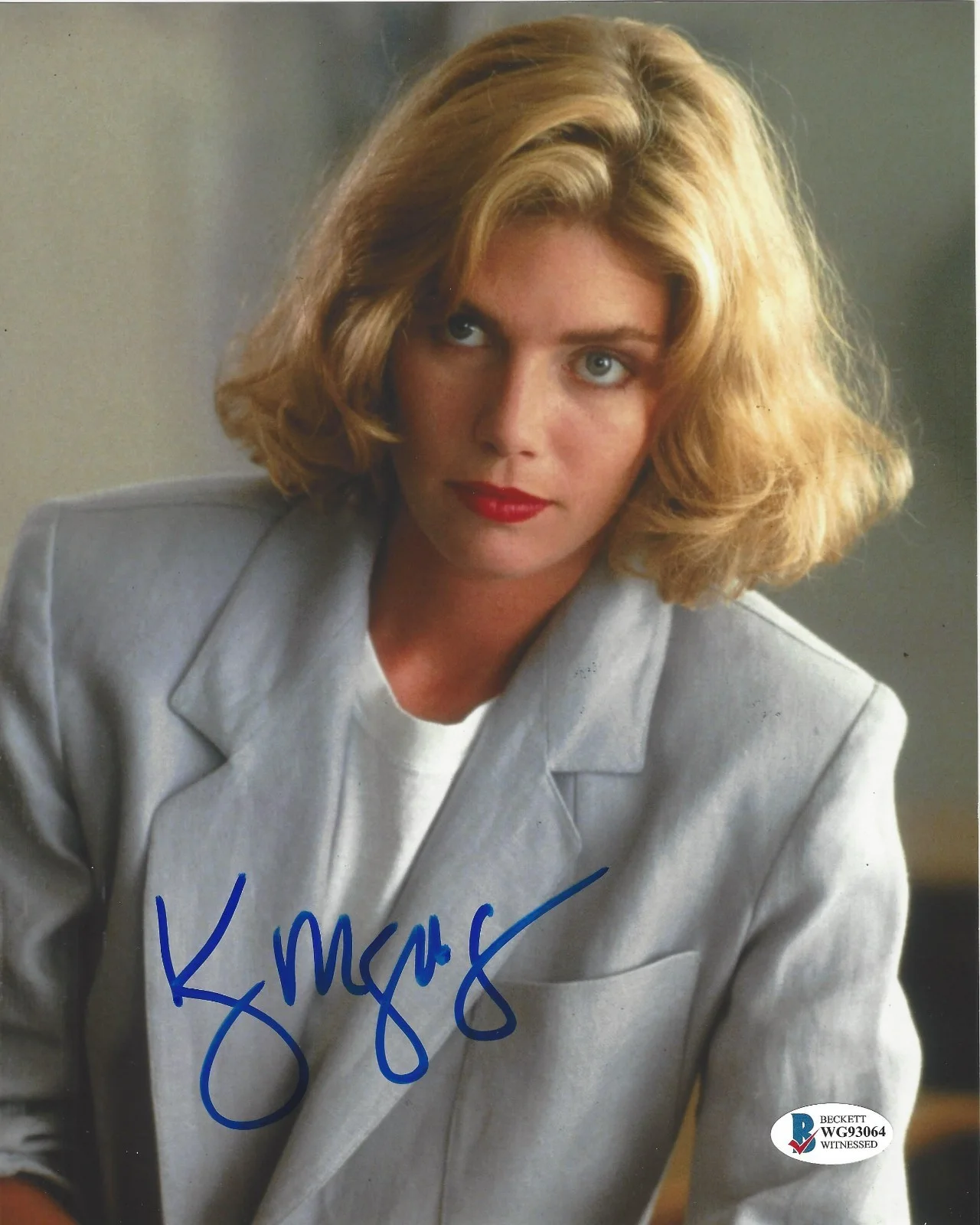 Kelly McGillis — KELLY MCGILLIS SIGNED 'TOP GUN' 8x10 MOVIE PHOTO CHARLIE ACTRESS 5 BECKETT COA, изображение 3