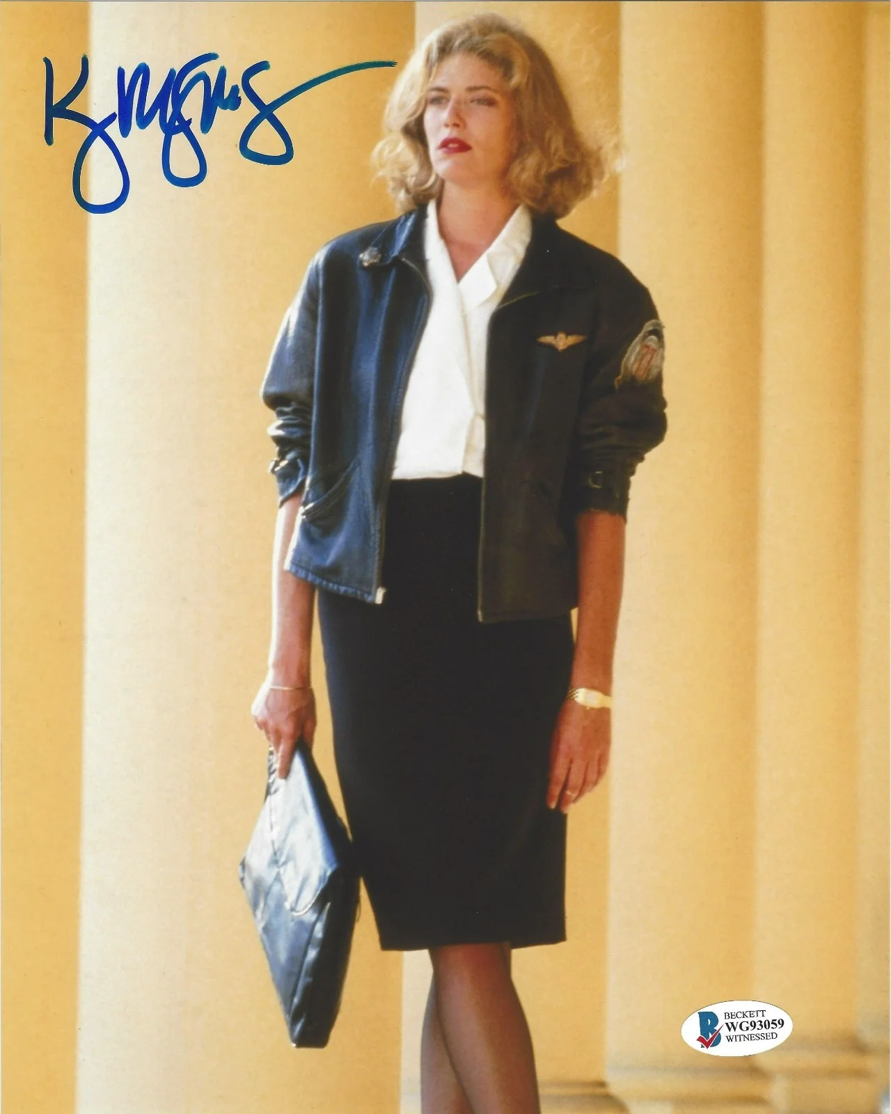 Kelly McGillis — KELLY MCGILLIS SIGNED 'TOP GUN' 8x10 MOVIE PHOTO CHARLIE ACTRESS 4 BECKETT COA, изображение 3