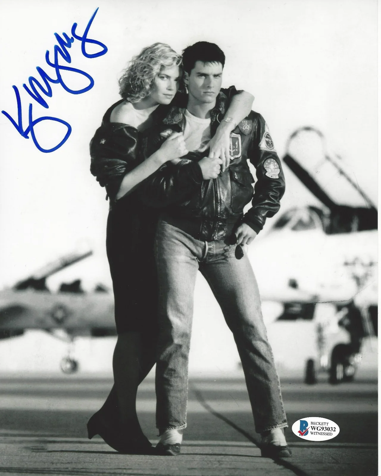 Kelly McGillis — KELLY MCGILLIS SIGNED 'TOP GUN' 8x10 MOVIE PHOTO CHARLIE ACTRESS 2 BECKETT COA, изображение 3
