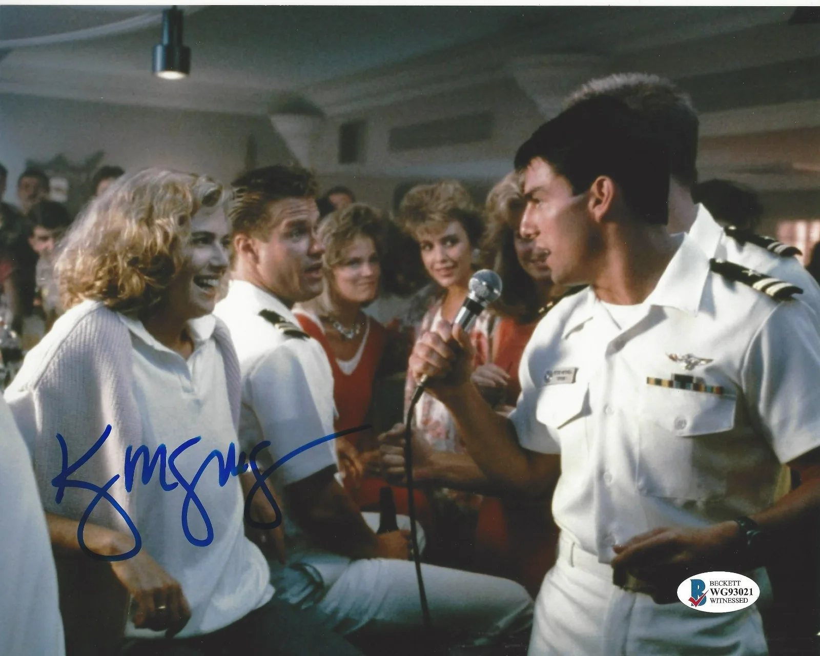 Kelly McGillis — KELLY MCGILLIS SIGNED 'TOP GUN' 8x10 MOVIE PHOTO CHARLIE TOM CRUISE BECKETT COA