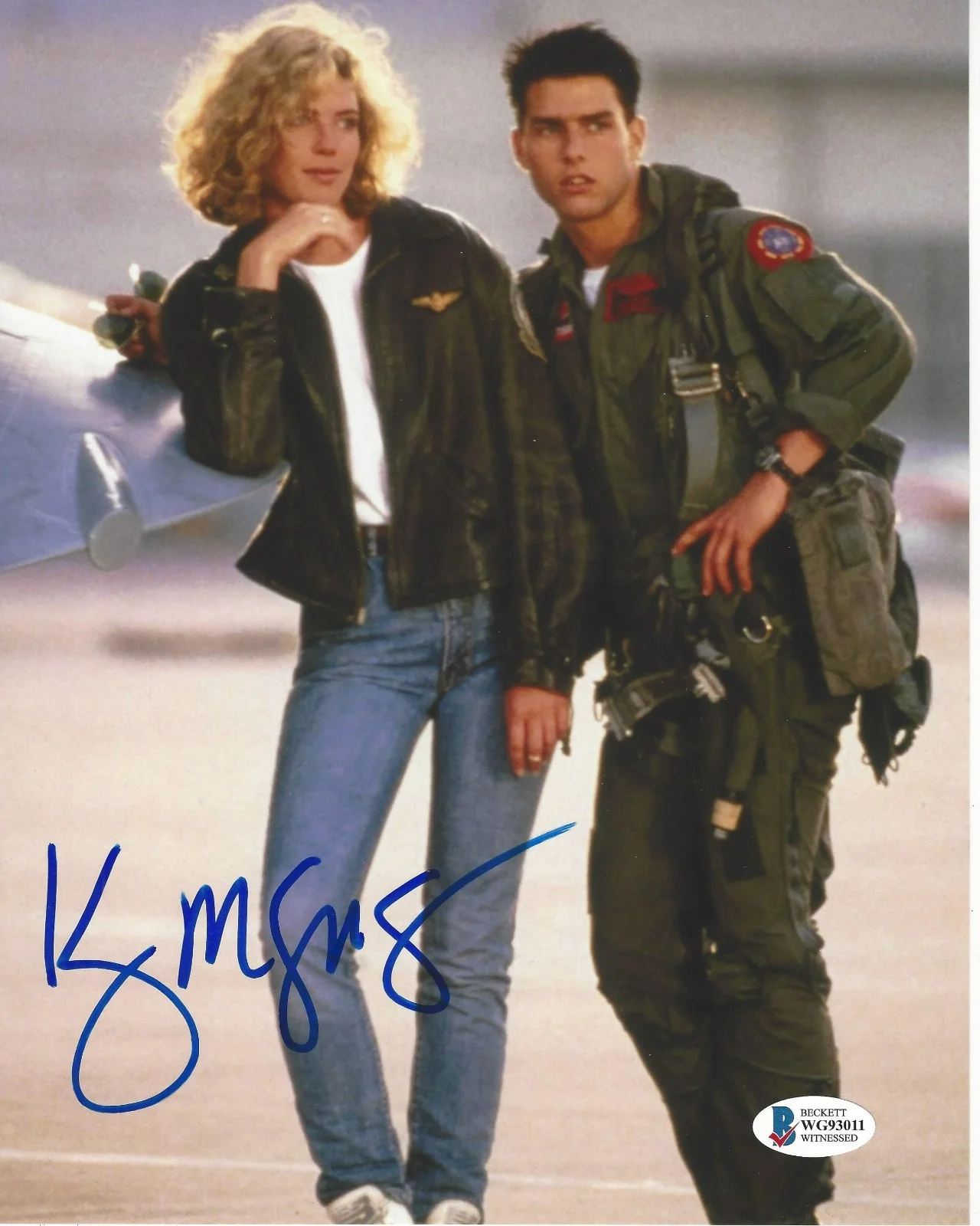 Kelly McGillis — KELLY MCGILLIS SIGNED 'TOP GUN' 8x10 MOVIE PHOTO CHARLIE ACTRESS 1 BECKETT COA, изображение 3