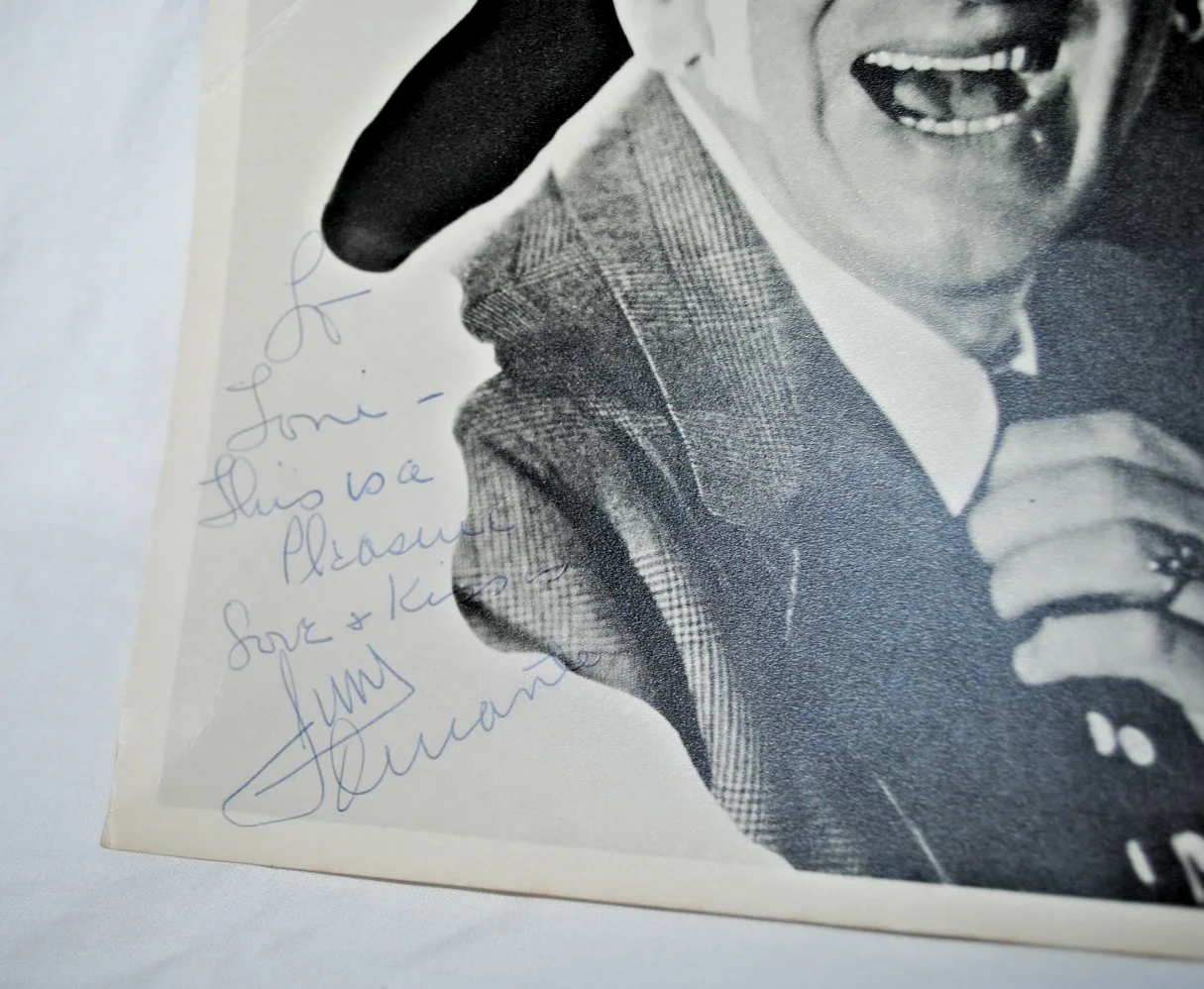 Jimmy Durante — Jimmy Durante vintage promotional 8x10 photo, SIGNED, personalized, изображение 2