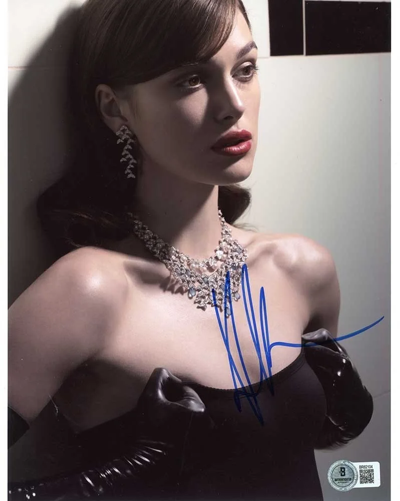 keira knightley — Keira Knightley Autographed Signed 8x10 Photo Authentic Beckett BAS