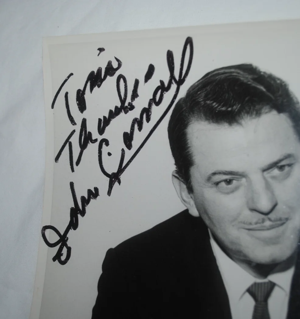 John Carroll — John Carroll, movie star, vintage promotional 8x10 photo, SIGNED, personalized, изображение 2