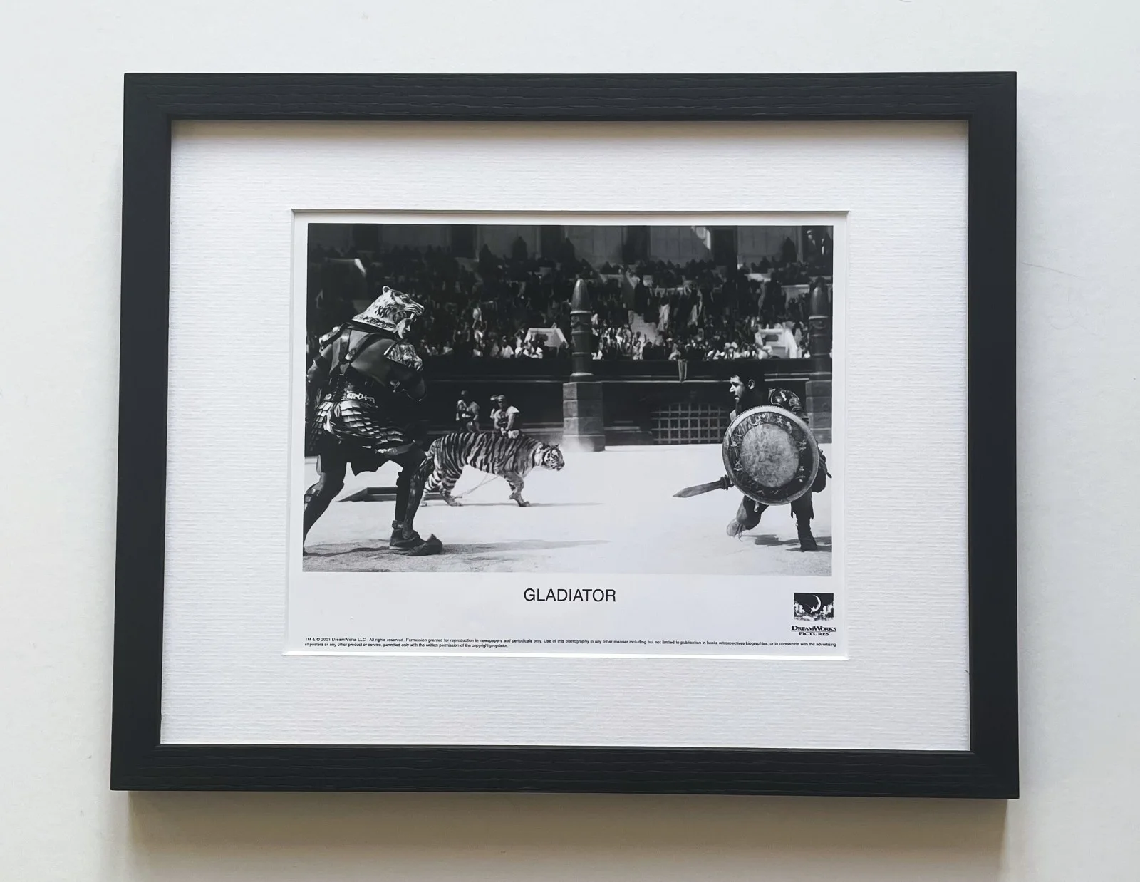 Gladiator Photo Original Framed 8X10 Inch B&W Press Publicity Still, изображение 2
