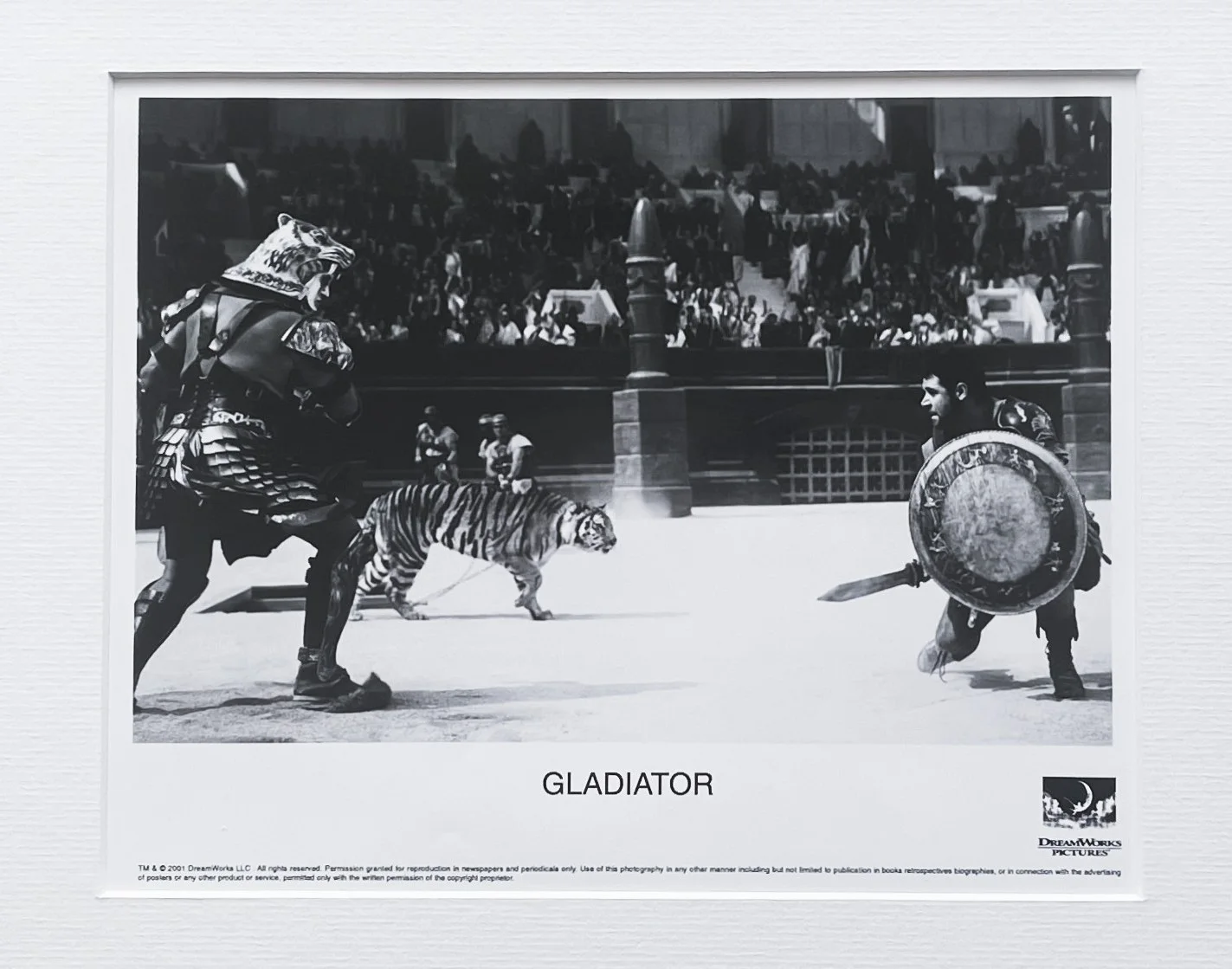 Gladiator Photo Original Framed 8X10 Inch B&W Press Publicity Still, изображение 3