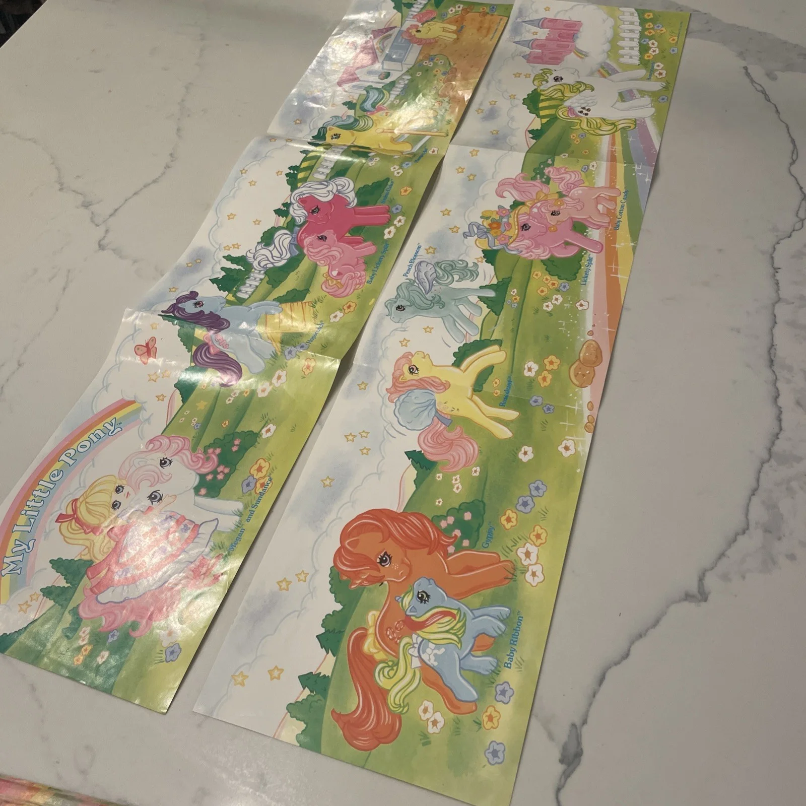 My Little Pony Original fold out Posters UK 1986, изображение 2