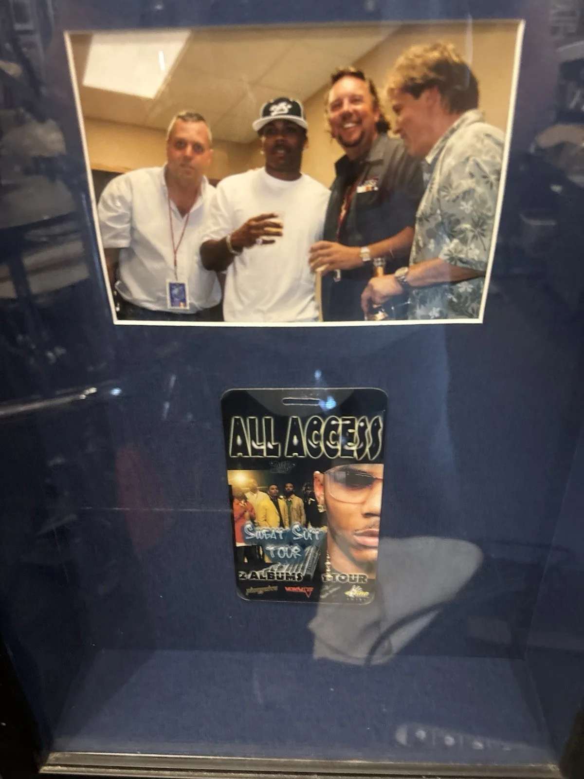 Autographed Nelly Microphone With Shadowbox, image 3