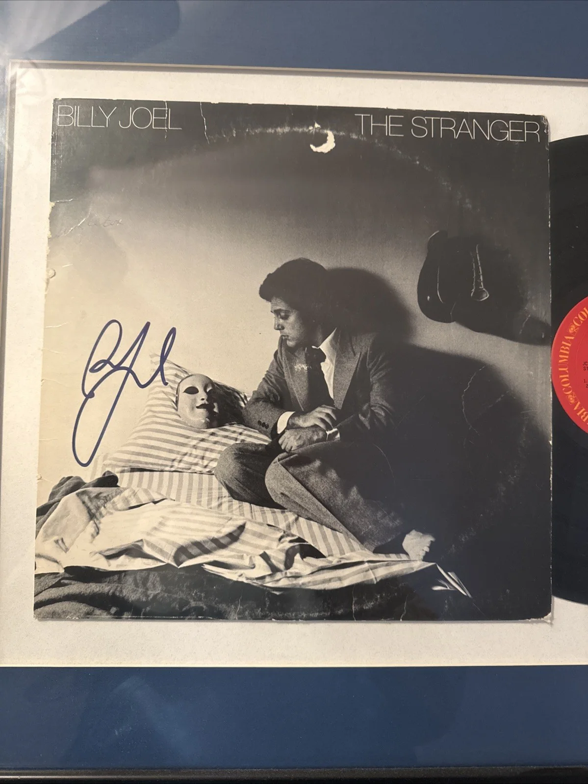 Billy Joel The Stranger Auto Album Framed, image 2