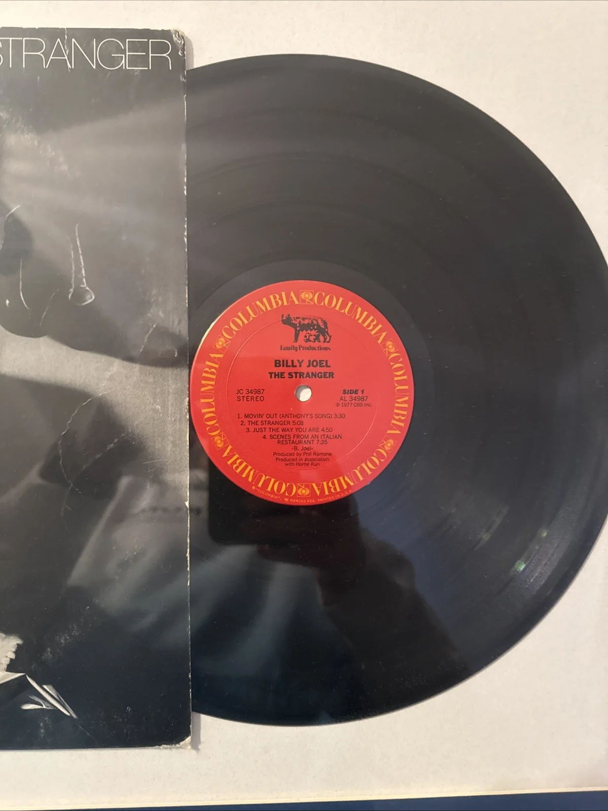 Billy Joel The Stranger Auto Album Framed, image 3