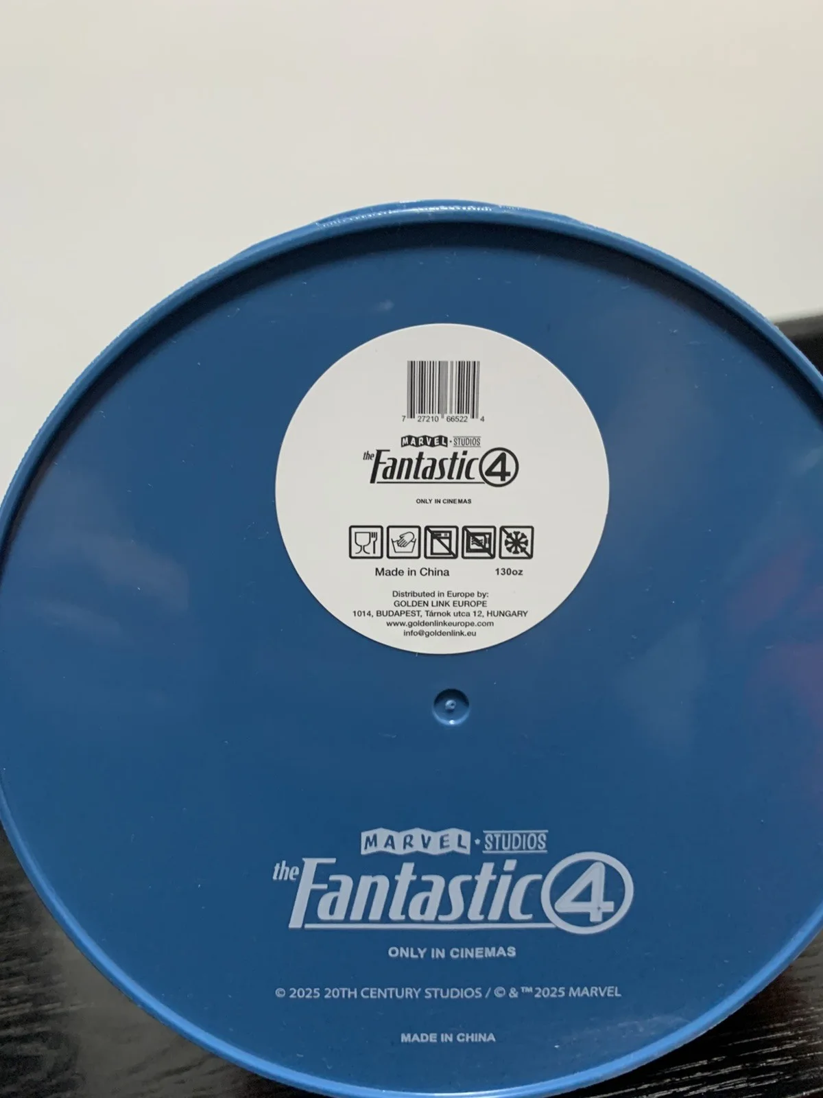 Rare New Fantastic Four 4 First Steps Popcorn Bucket Odeon Collectible Marvel, image 3