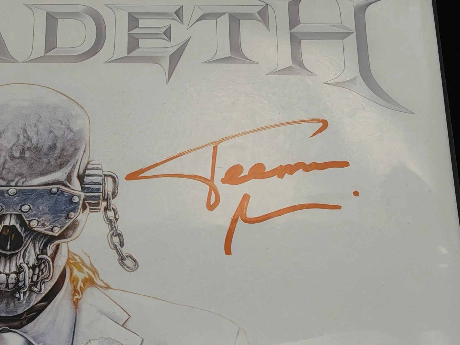 Megadeth - Megadeth Vinyl Signed COVER Limited to 659 JSA Certification NEW, изображение 3