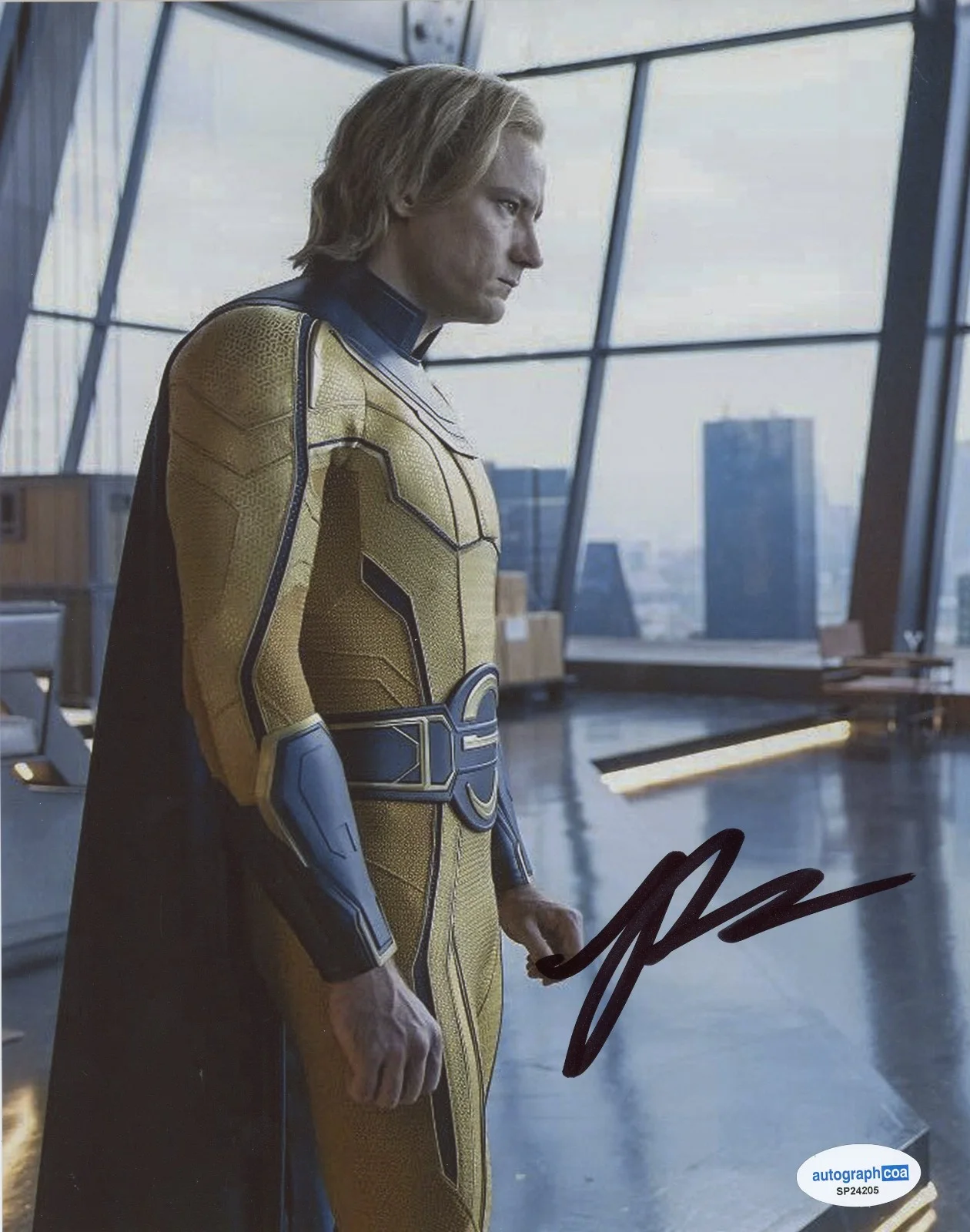 Lewis Pullman — Lewis Pullman Signed Autographed THUNDERBOLTS SENTRY 8x10 Photo PROOF ACOA A, image 2